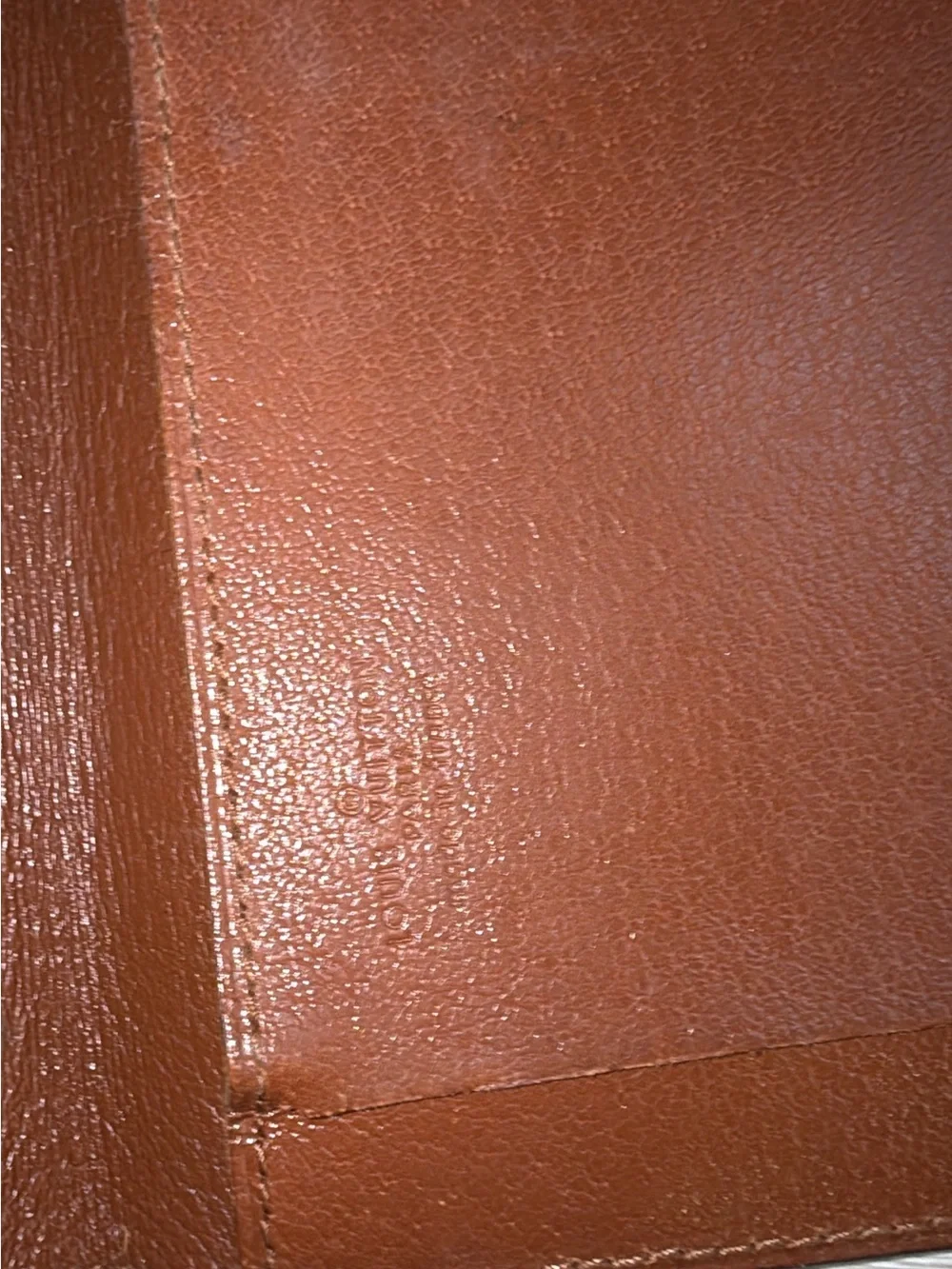 1984 Louis Vuitton authenticated long checkbook wallet